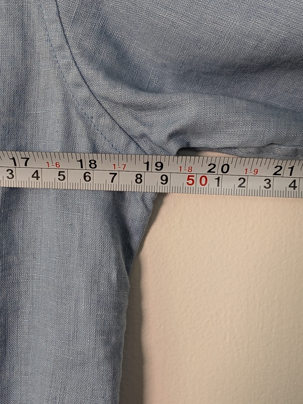 Uniqlo Pale Blue Women's Button-Down Dress Shirt - Picture 5 of 12
